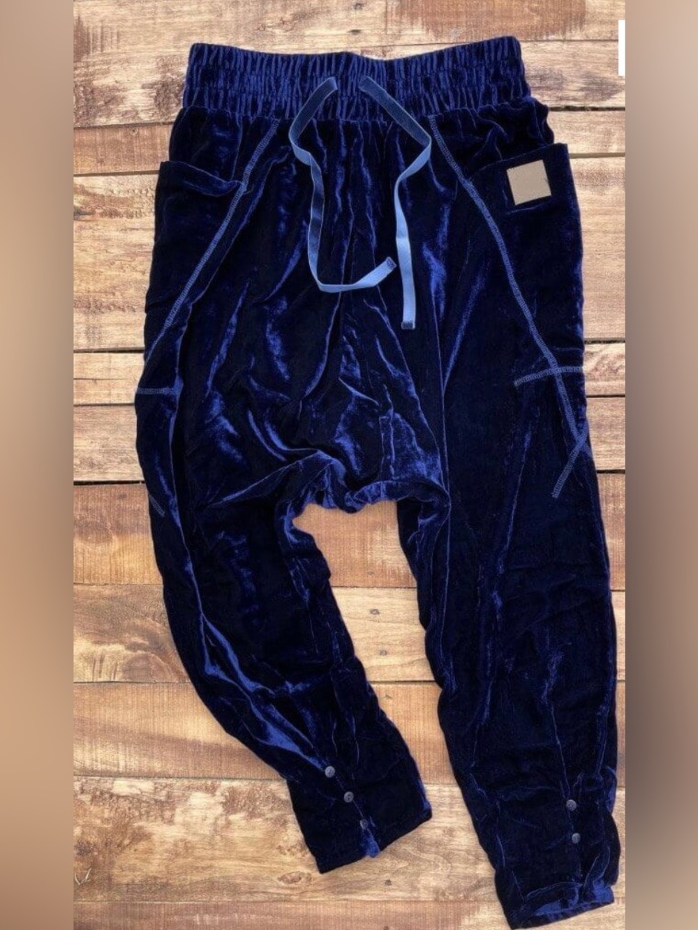 Jaded Gypsy Women's Moonlight Slouch Velvet Pants